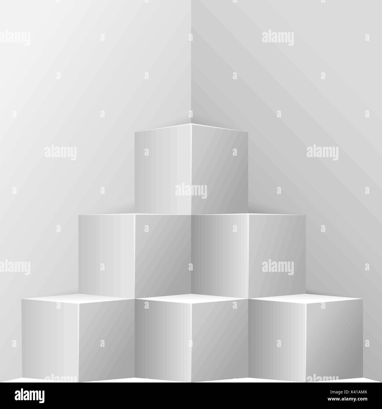 Angolo originale vetrina Illustrazione Vettoriale