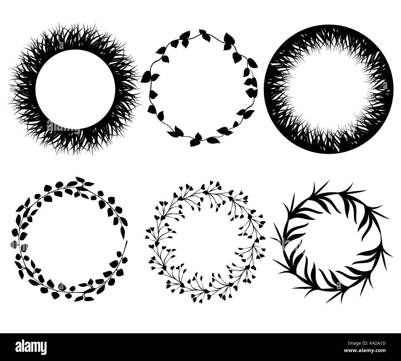 Set di vernice nero, inchiostro pennellate, spazzole, linee. Sporco artistico elementi di design.Texture nella casella di testo Impostare disegnati a mano banner, etichetta, forme di telaio Blac Illustrazione Vettoriale