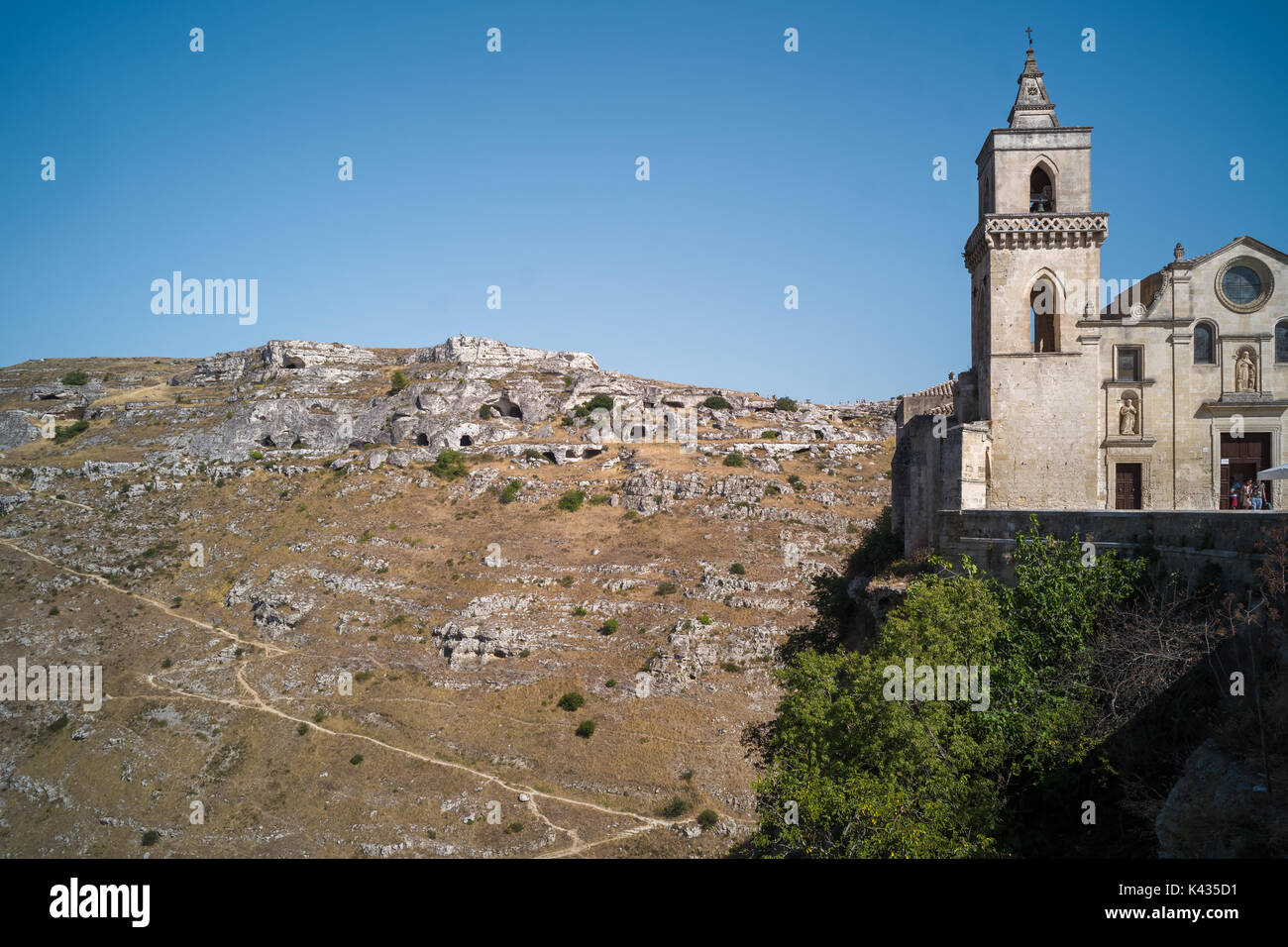 La meravigliosa città di Matera, chiamata la città dei sassi, in Basilicata, Italia Foto Stock