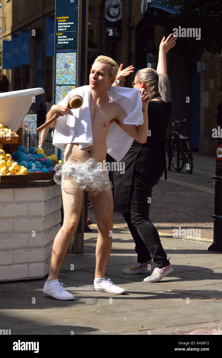 Lussureggiante evento in Seven Dials, vicino a Covent Garden, Londra Foto Stock