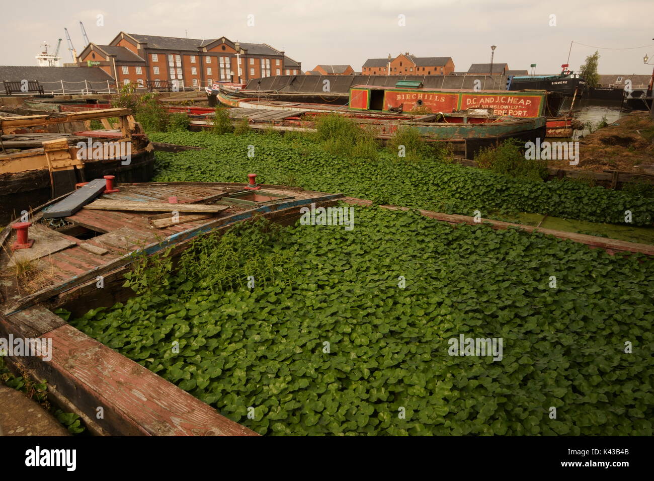 Museo delle imbarcazioni, porto di Ellesmere, Canal Boats, Storia, il Wirral, Narrow Boats, British Heritage, Barges, Merseyside, Istruzione, Workshop, serrature. Foto Stock