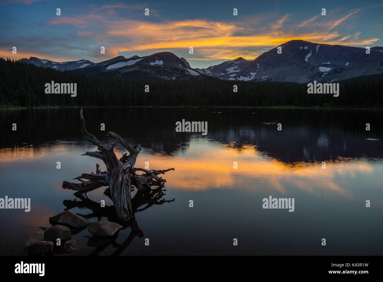 Brainard lago Recreation Area, Ward, colorado. Foto Stock