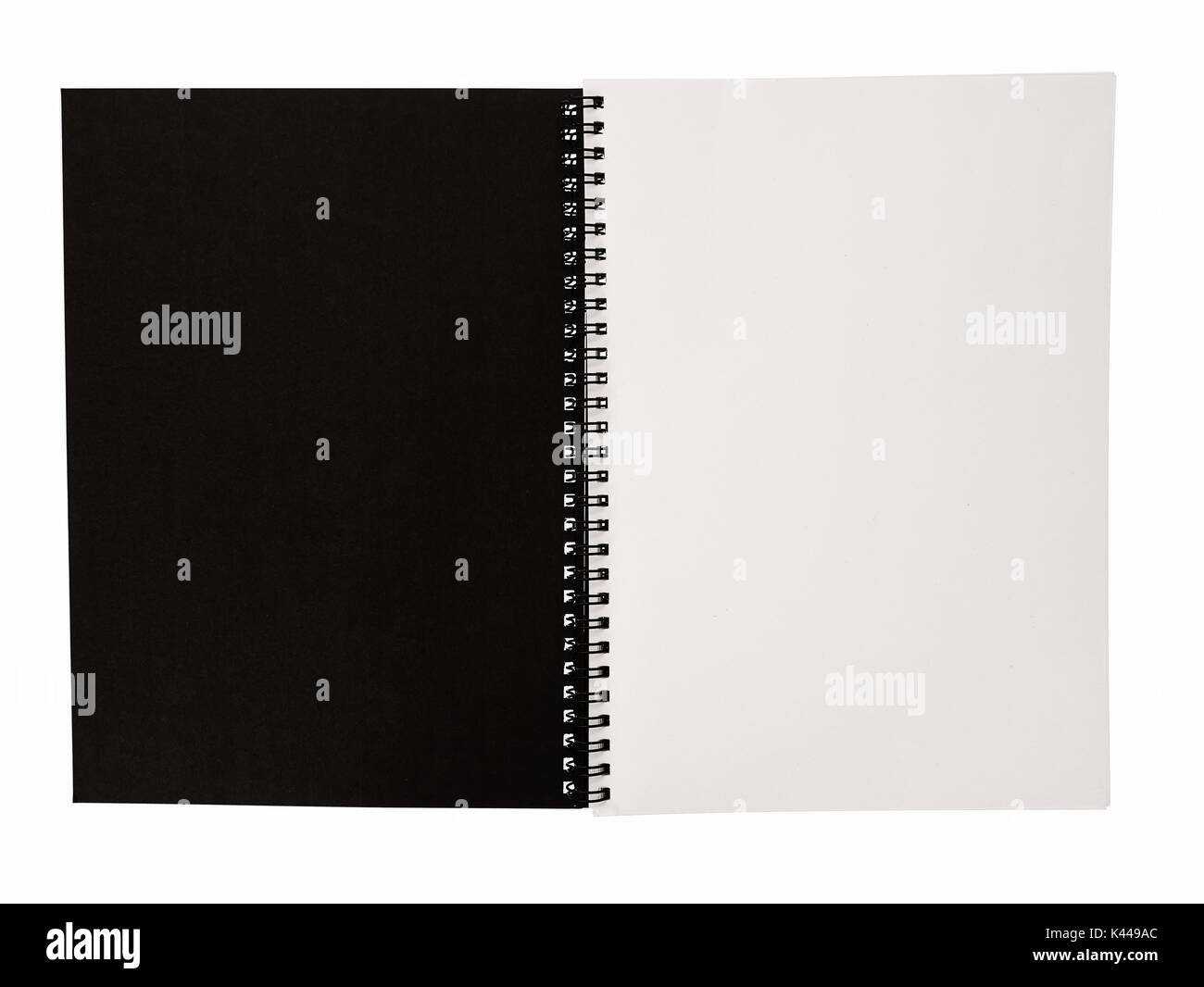 Vuoto realistica del modello di notebook per coprire la scuola di design diario di business Foto Stock