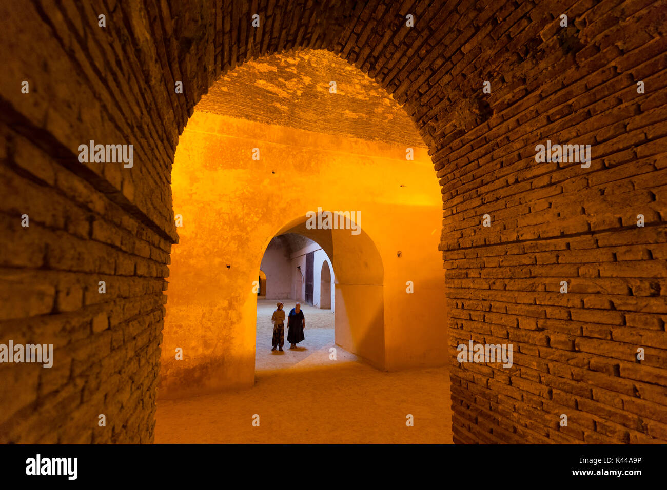 Il Nord Africa, Marocco, Meknes distretto. Granaio di Meknes Foto Stock