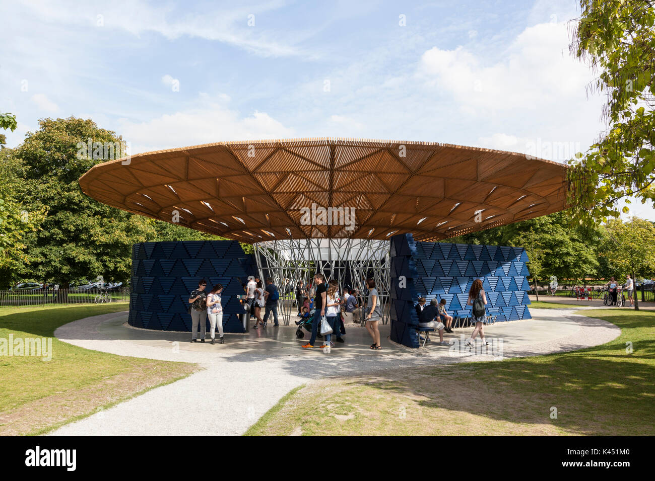Serpentine Pavilion 2017, Kensington Gardens, Londra Foto Stock
