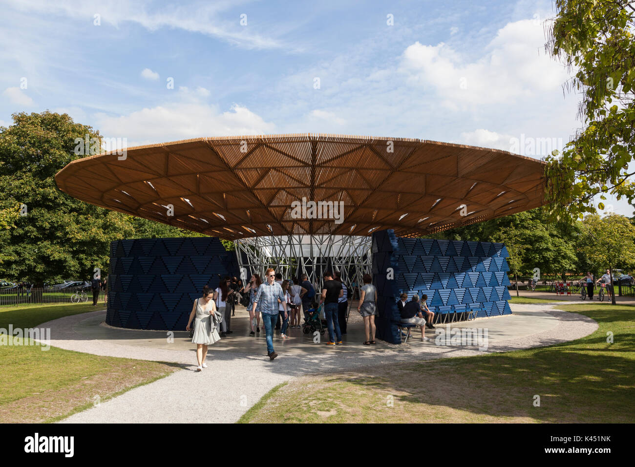 Serpentine Pavilion 2017, Kensington Gardens, Londra Foto Stock
