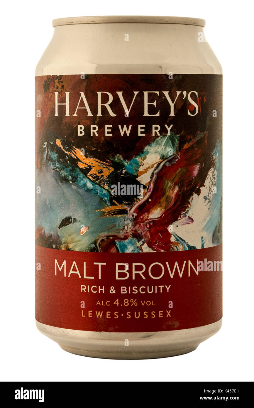 Harvey's di Lewes il malto Brown Conserve di birra Foto Stock