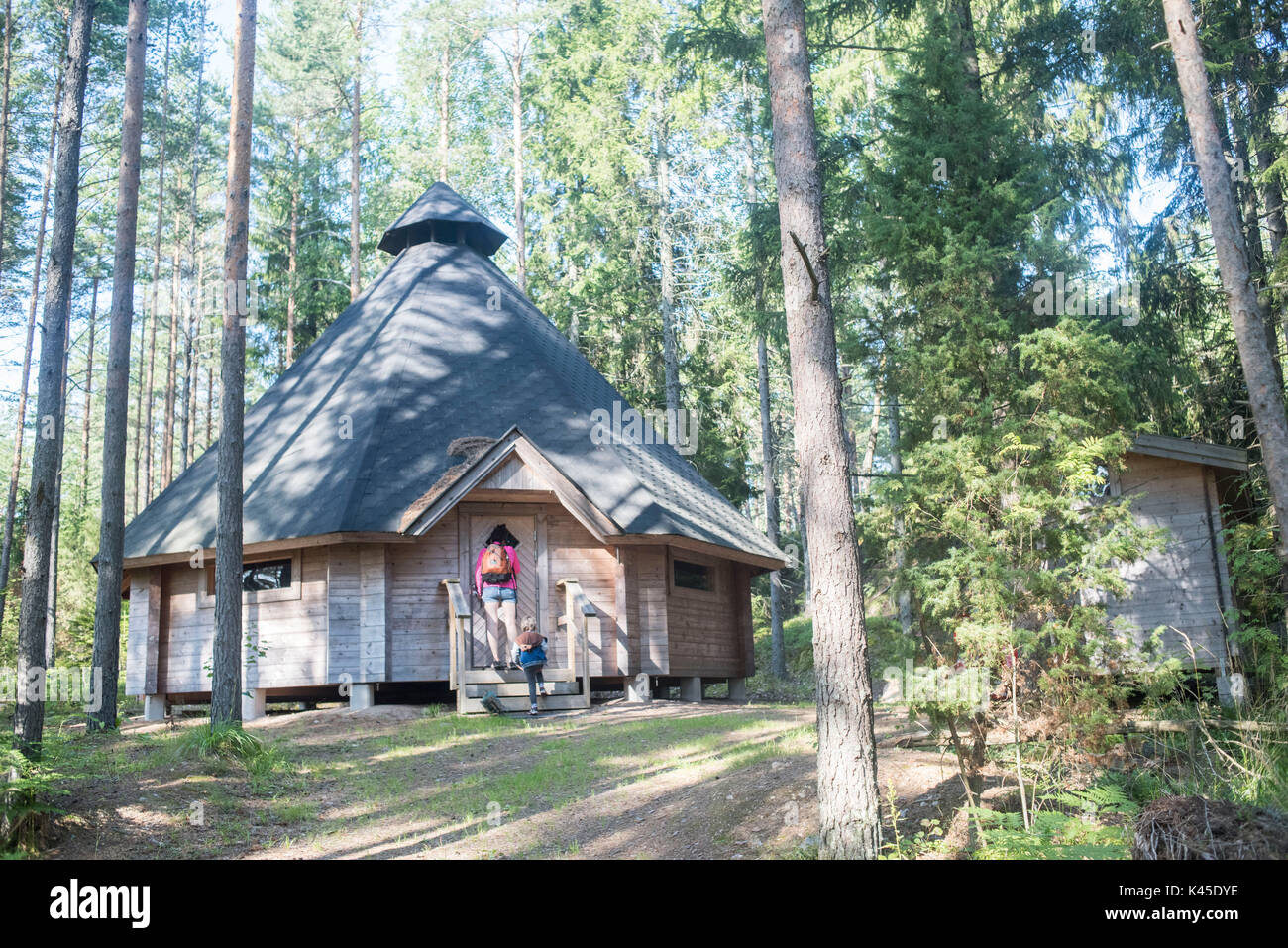 Il Parco Nazionale Teijo è un parco nazionale situato nella Finlandia sudoccidentale, nella zona di Perniö, nel comune di Salo. Foto Stock