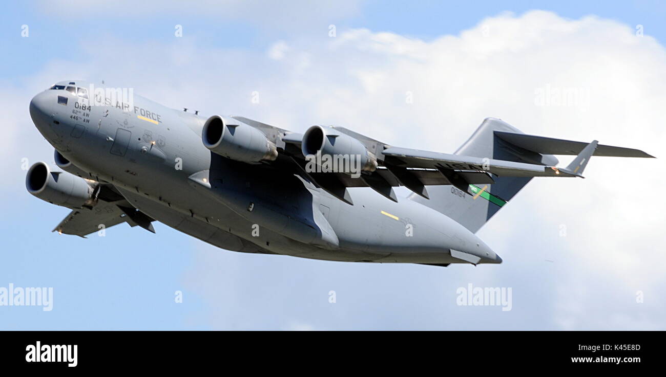 Il USAF US Air Force aeromobile Foto Stock