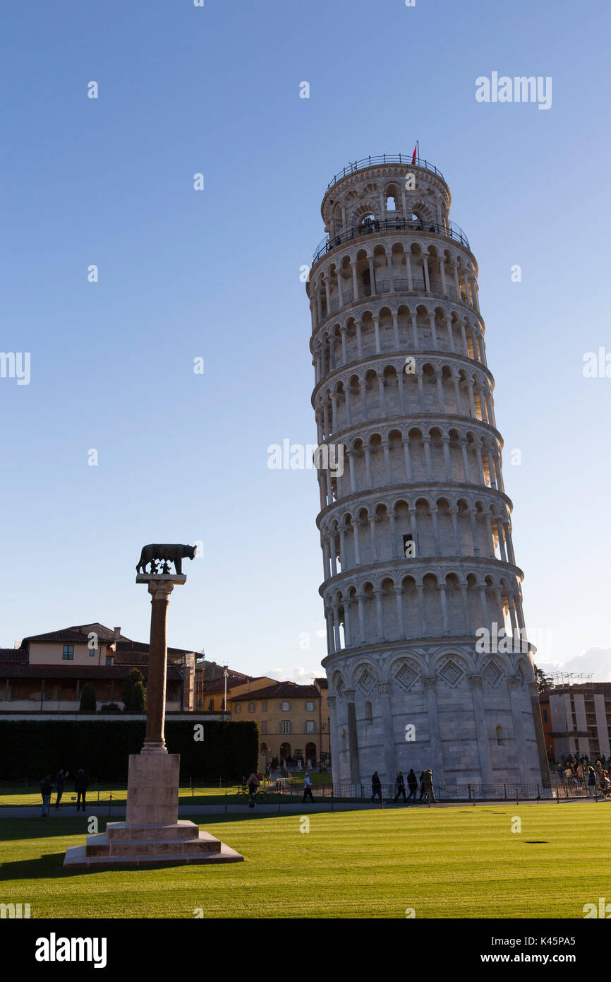 Europa,l'Italia,Toscana,Pisa. Torre pendente Foto Stock