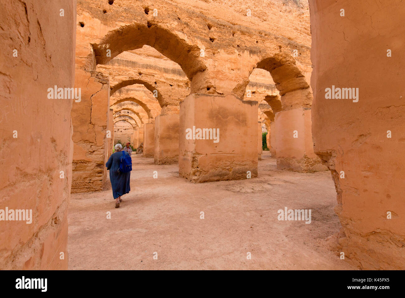 Il Nord Africa, Marocco, Meknes distretto. Granaio di Meknes Foto Stock