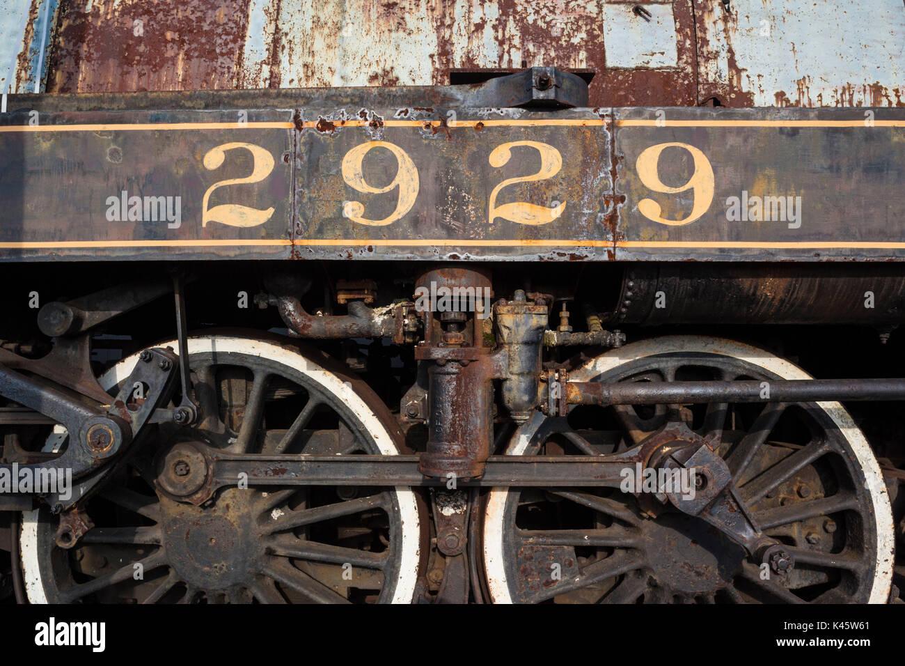 Stati Uniti d'America, Pennsylvania, Scranton, Steamtown National Historic Site, vapore-ser locomotore Foto Stock