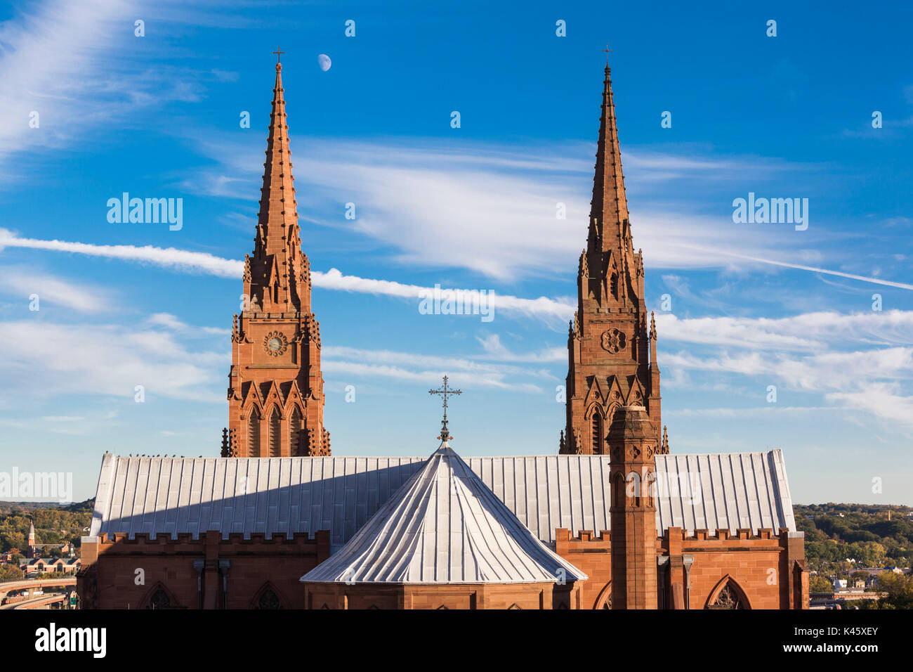 Stati Uniti d'America, New York, Hudson Valley, Albany, Cattedrale dell Immacolata Conseption Foto Stock