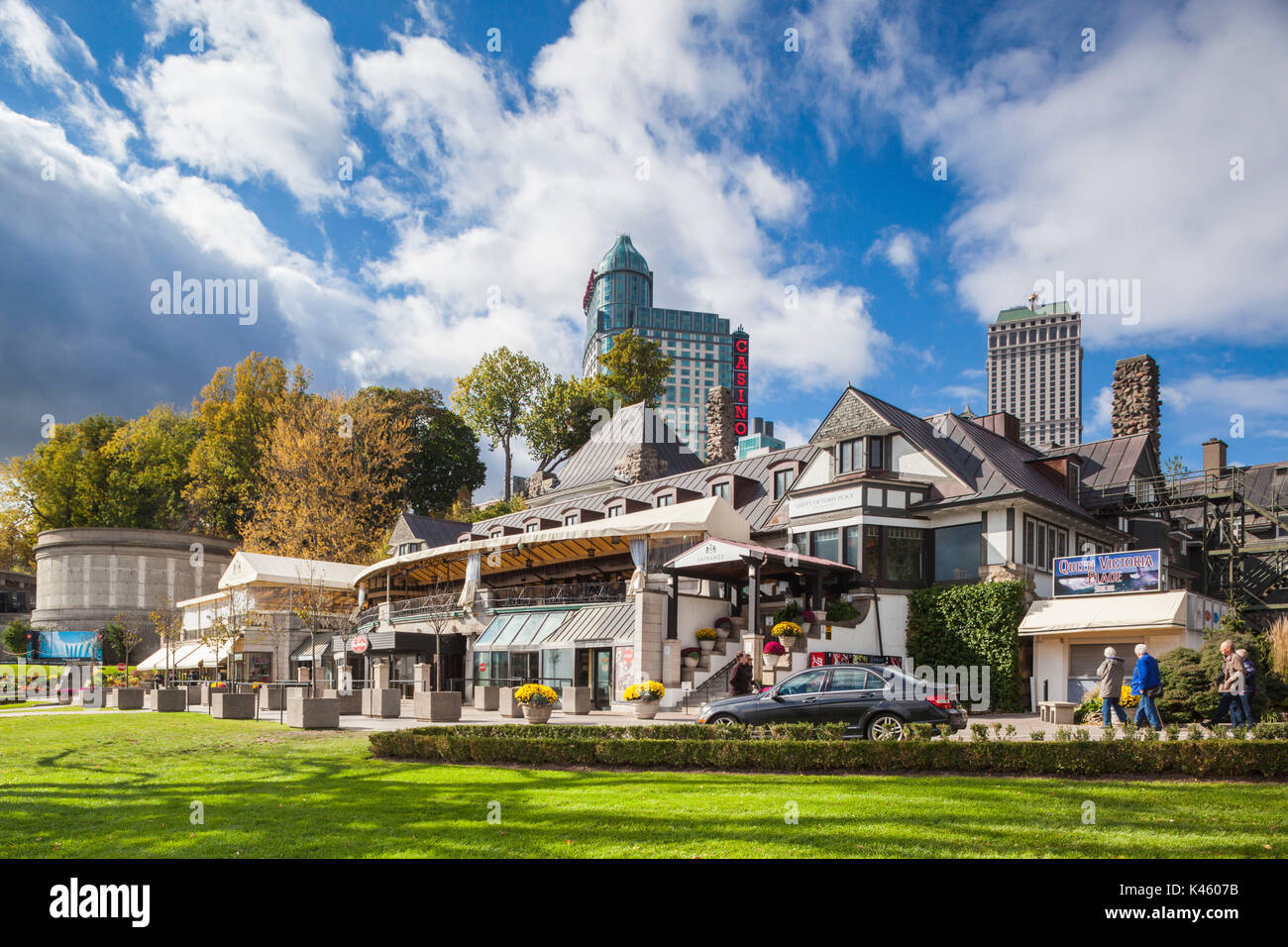 Canada Ontario, Niagara Falls, Queen Victoria Place Restaurant Foto Stock