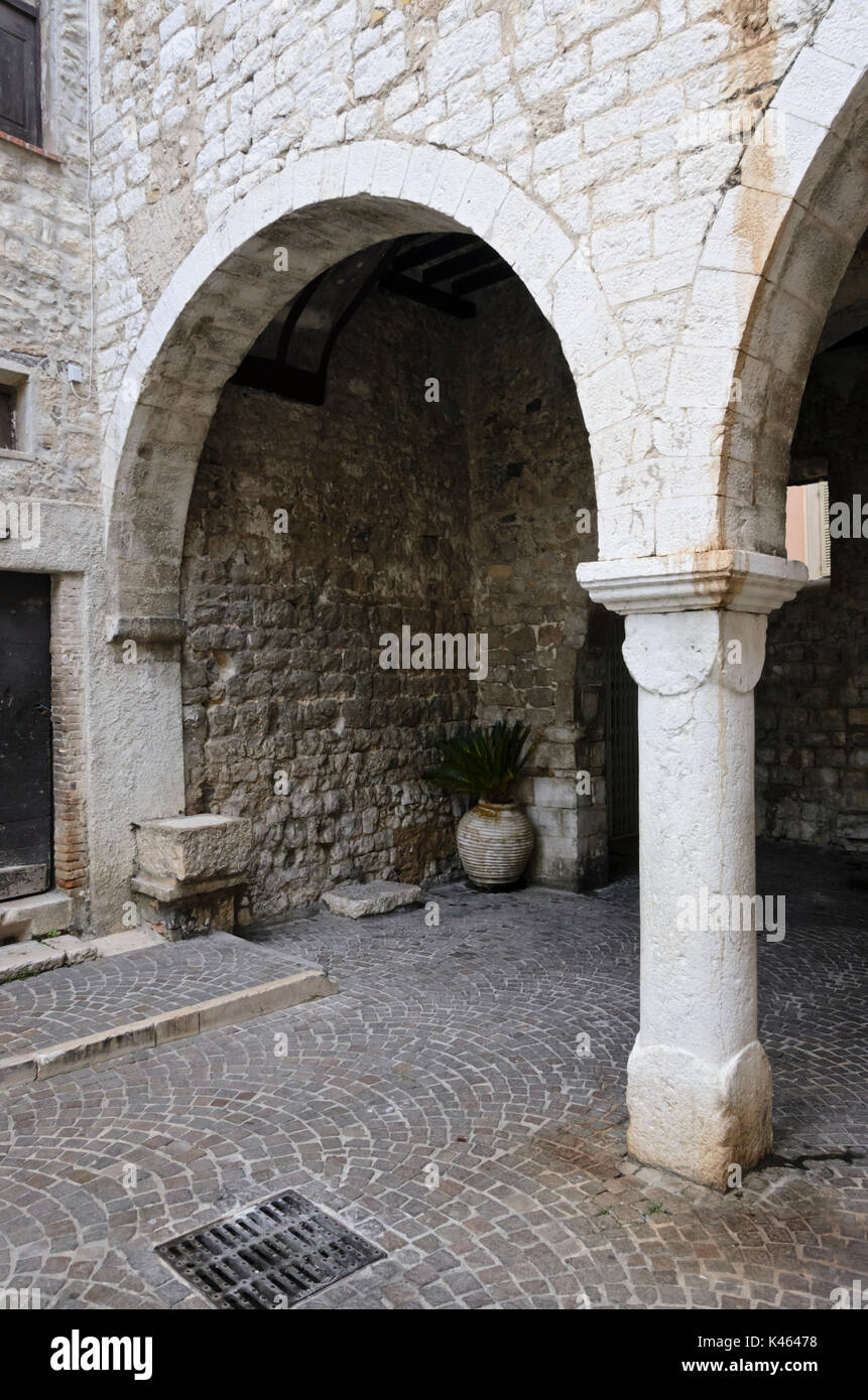 Old town house, Vence, Francia Foto Stock