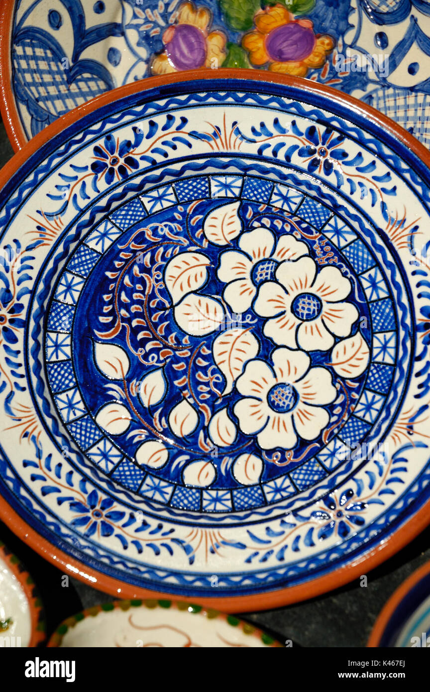 Ceramica tradizionale di São Pedro do Corval. Alentejo, Portogallo Foto Stock