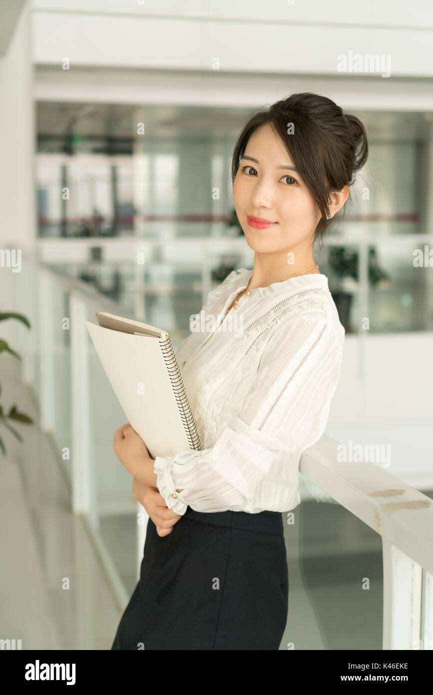 Office lady Foto Stock