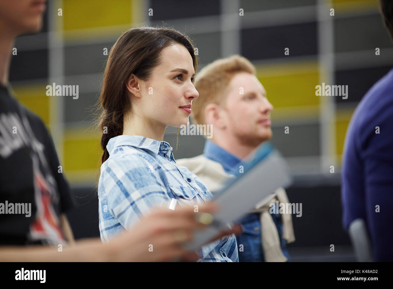 Gli studenti di formazione Foto Stock