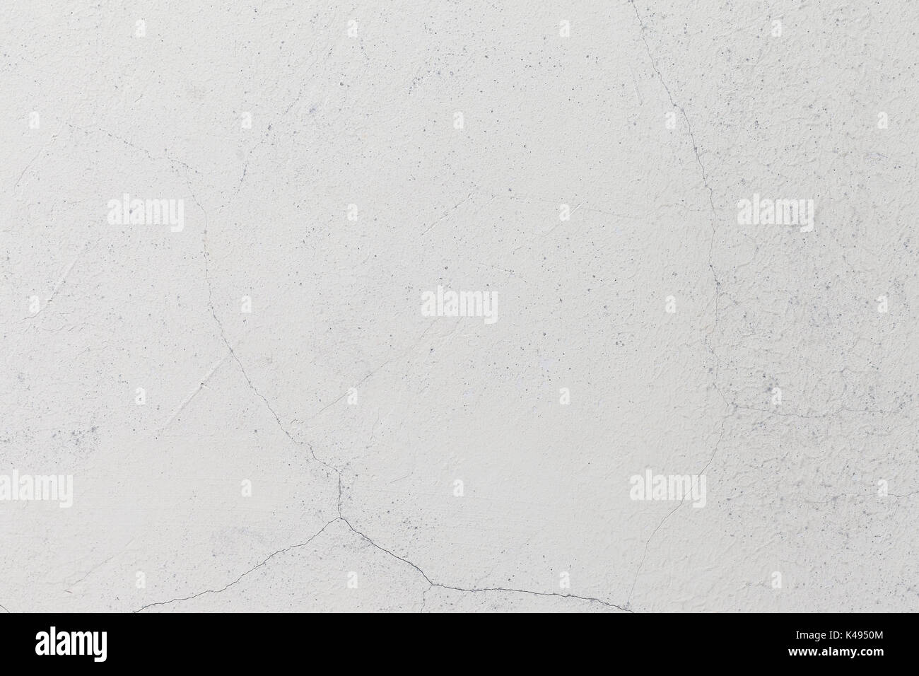 Bianco parete in cemento di colore bianco per lo sfondo texture Foto Stock
