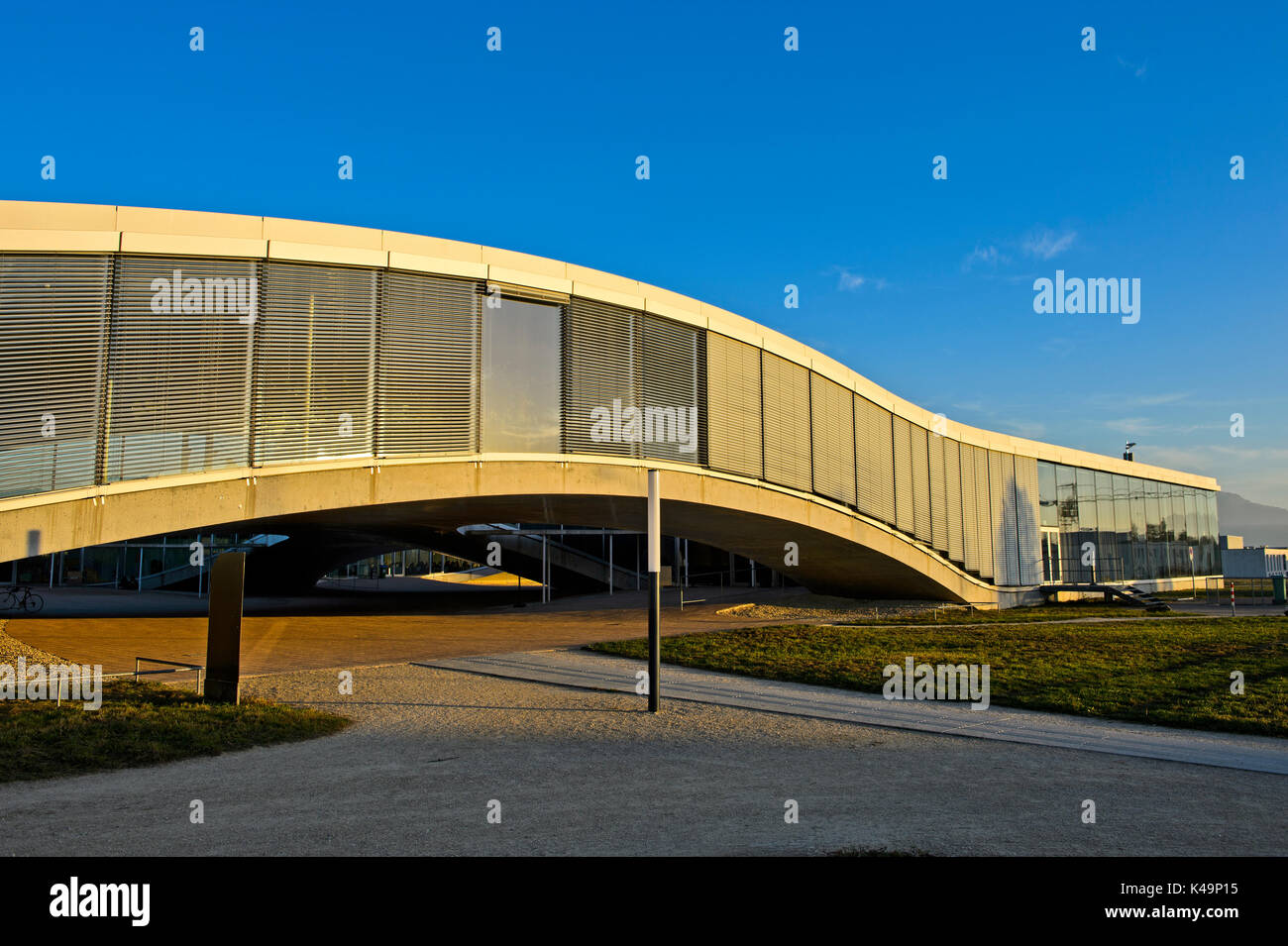 Il Rolex Learning Center EPFL di Losanna, Svizzera Foto Stock