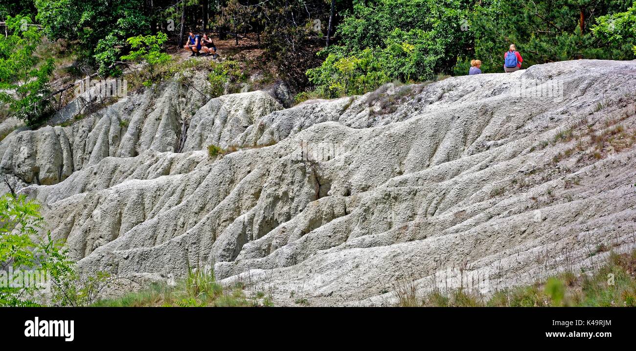 Rhyolitic tufo Foto Stock