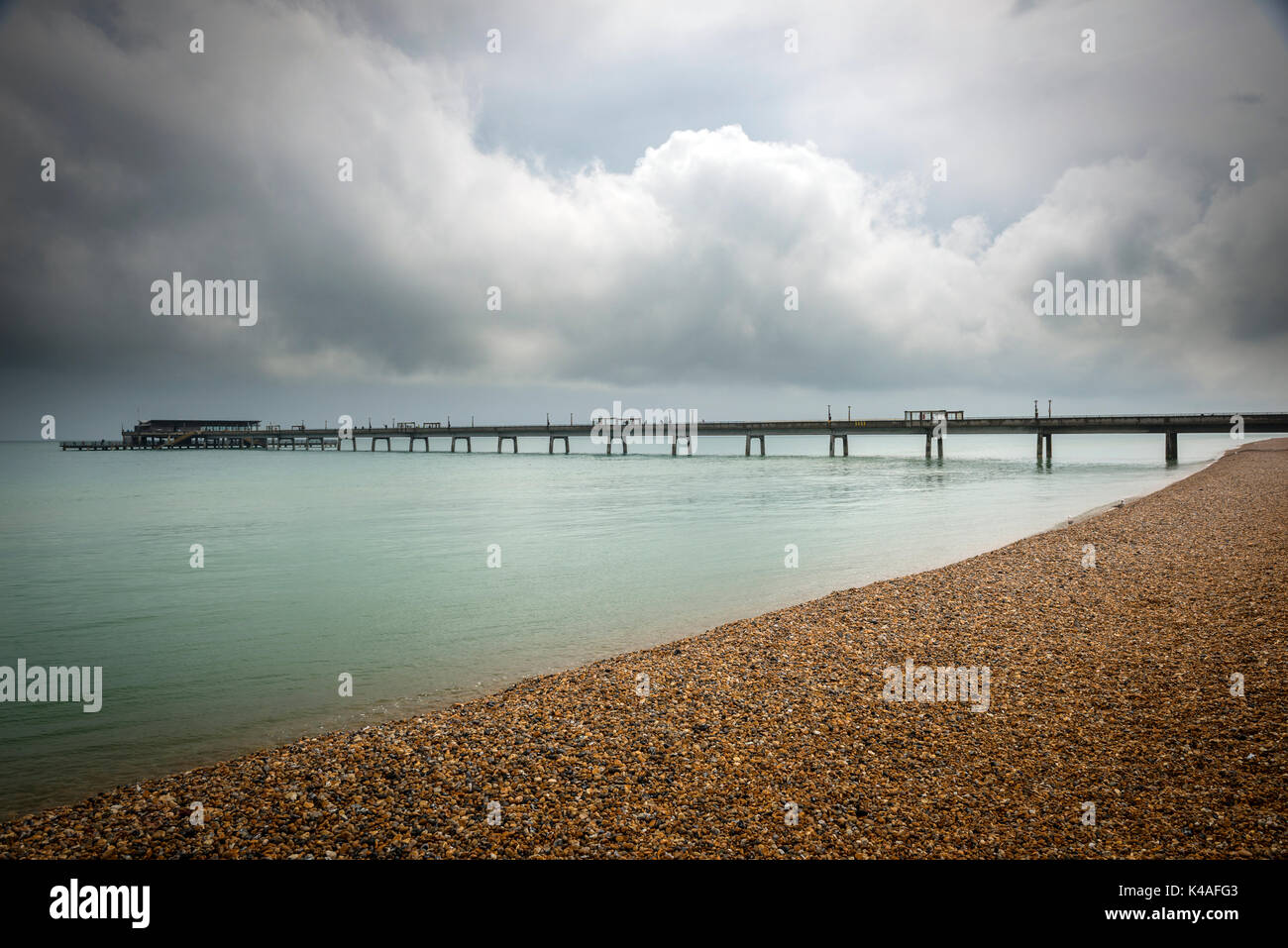Trattare Pier, Kent, Regno Unito Foto Stock