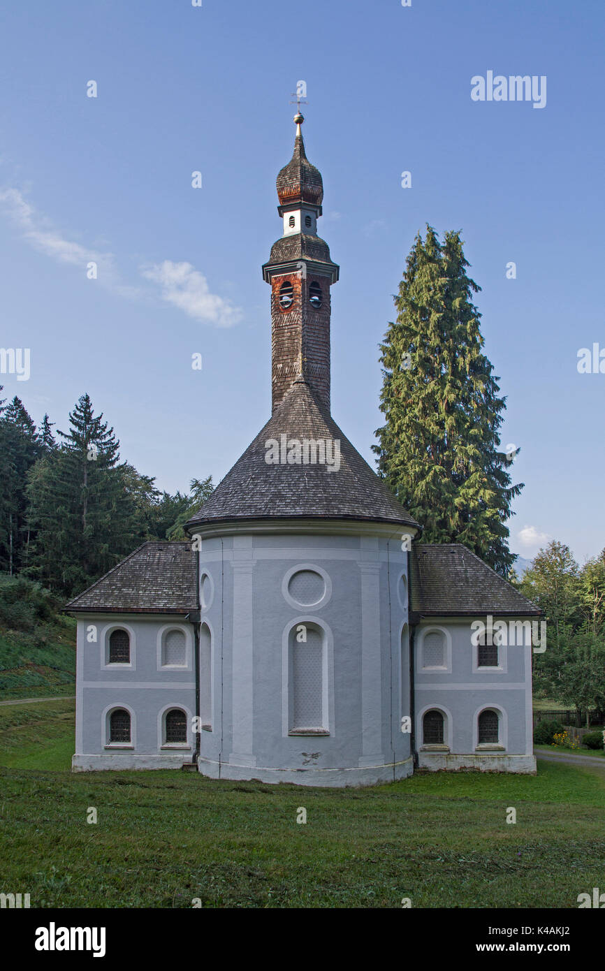 Un pellegrinaggio alla chiesa della Visitazione della Vergine Maria in Kirchwald è probabilmente il più importante edificio ecclesiastico nella regione Foto Stock