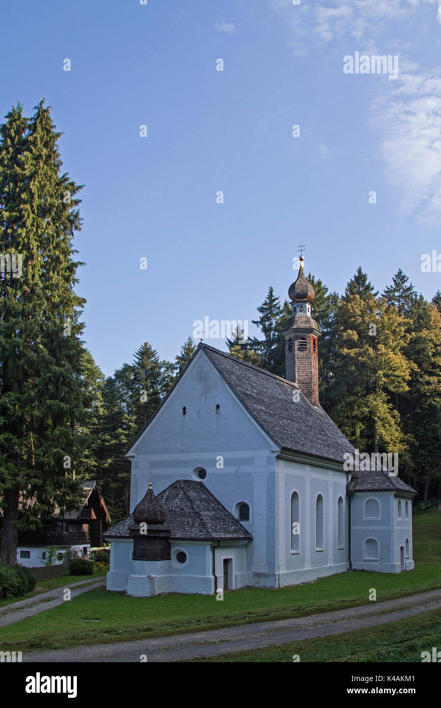 Un pellegrinaggio alla chiesa della Visitazione della Vergine Maria in Kirchwald è probabilmente il più importante edificio ecclesiastico nella regione Foto Stock