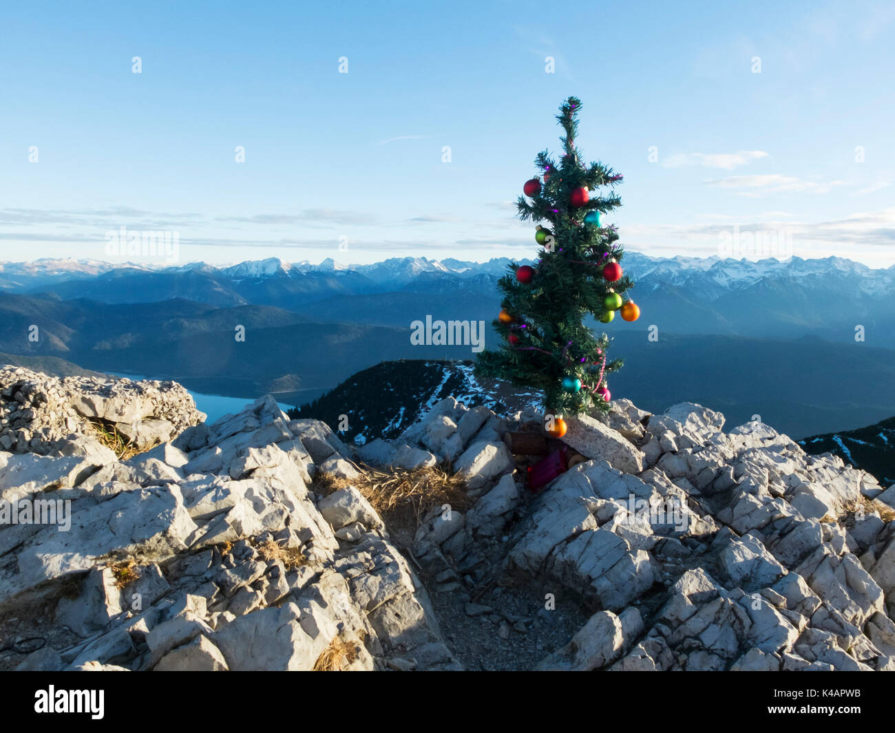 Artificiale di albero di Natale Foto Stock