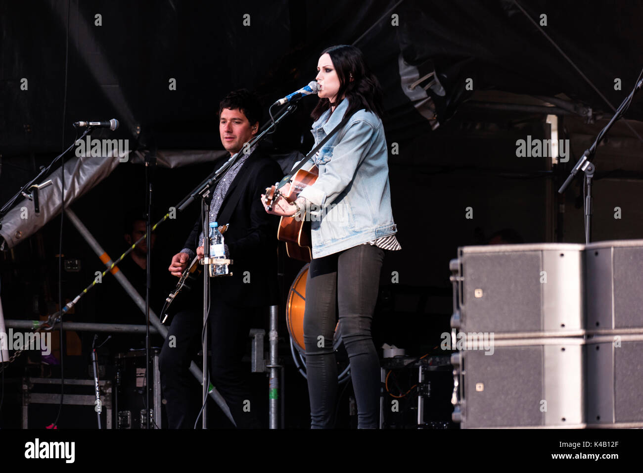 Kiel, Germania, 16 giugno 2017 Scottish Singer, cantautore Amy Macdonald Live on the Kiel Week 2017 Foto Stock