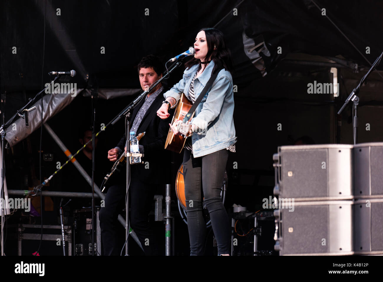 Kiel, Germania, 16 giugno 2017 Scottish Singer, cantautore Amy Macdonald Live on the Kiel Week 2017 Foto Stock