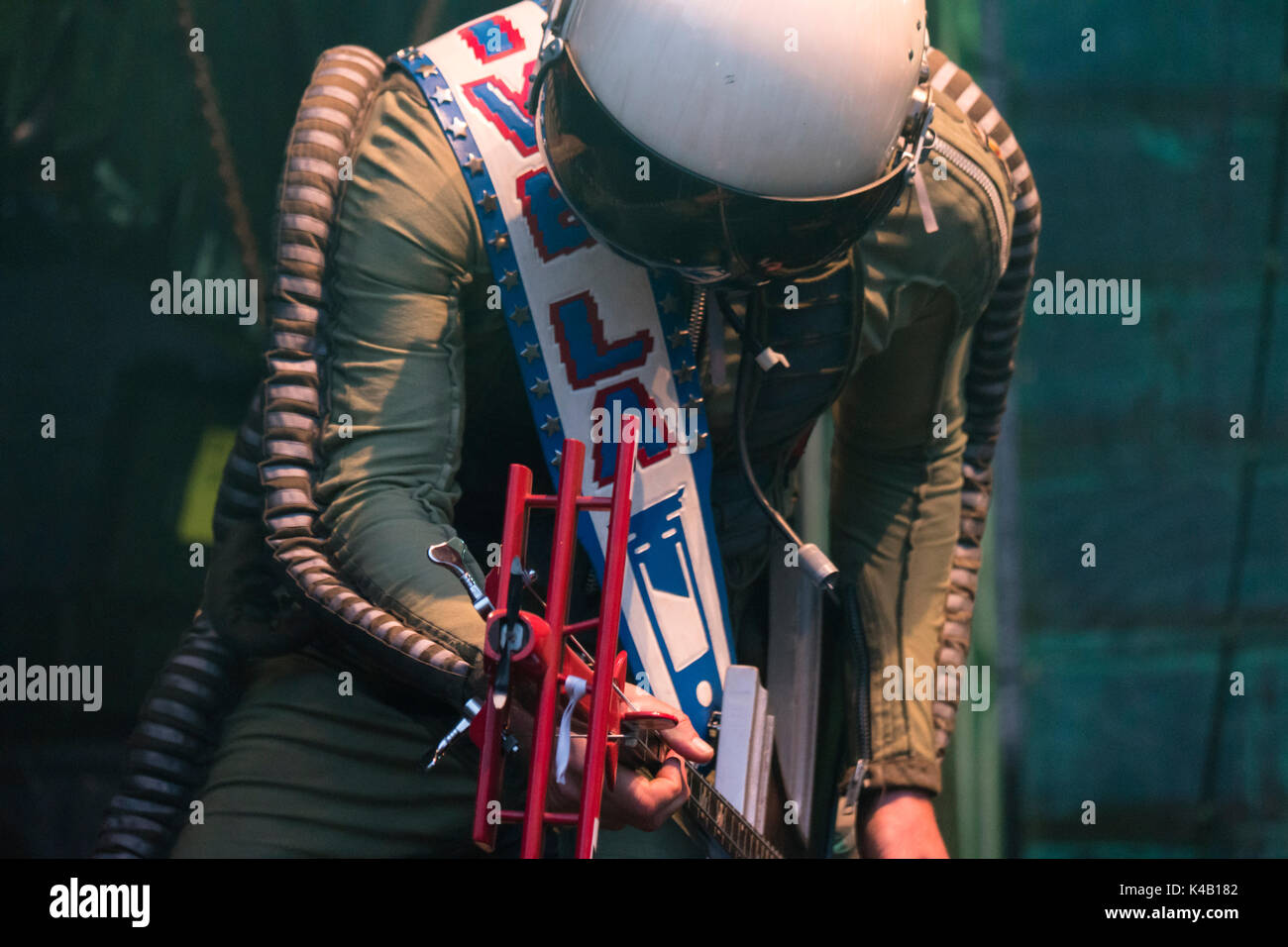 Kiel, Germania, 25 giugno 2017 la Danish Heavy Rock Band D, A, D ha suonato dal vivo durante la Kiel Week 2017 Foto Stock