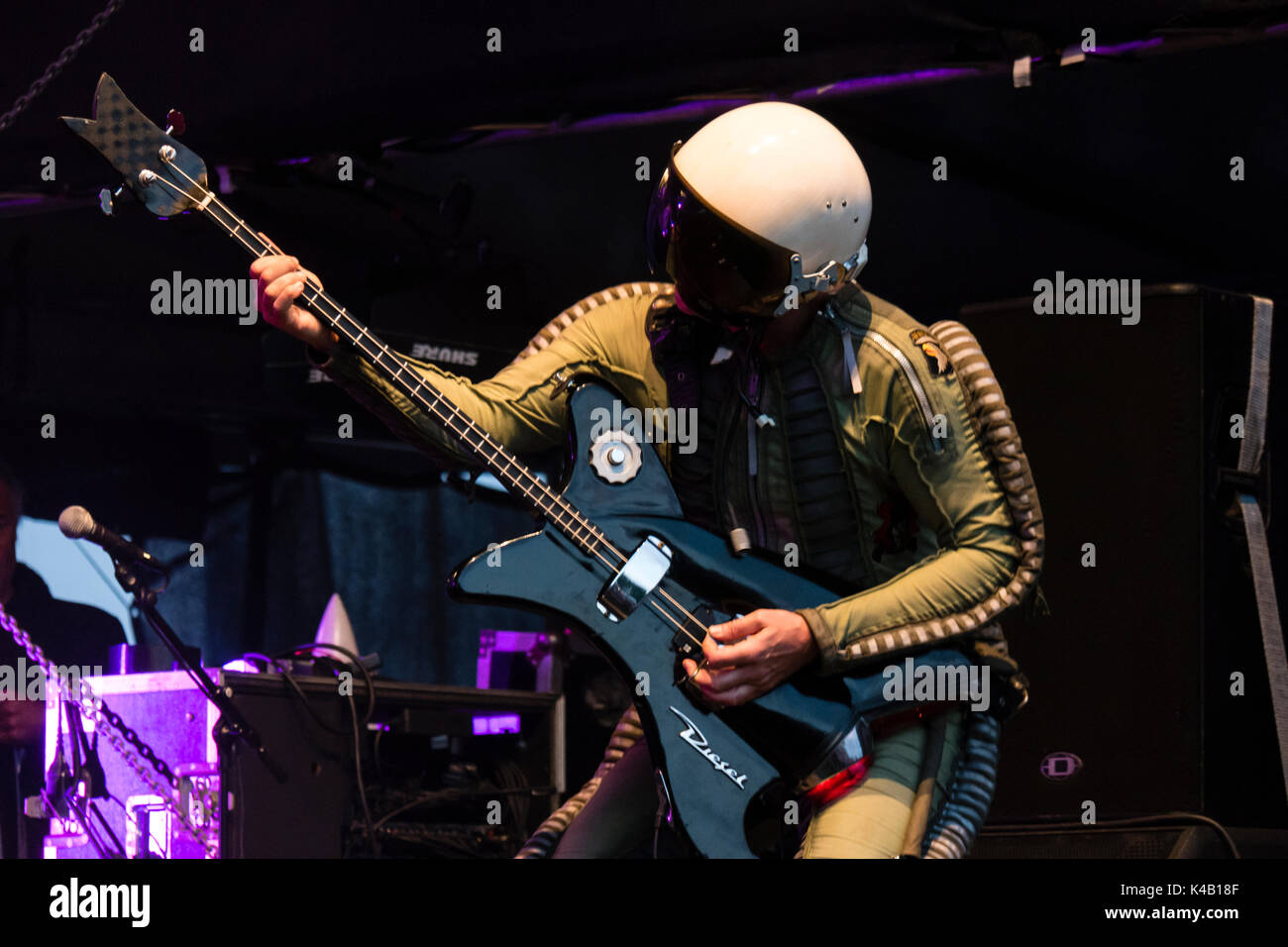 Kiel, Germania, 25 giugno 2017 la Danish Heavy Rock Band D, A, D ha suonato dal vivo durante la Kiel Week 2017 Foto Stock