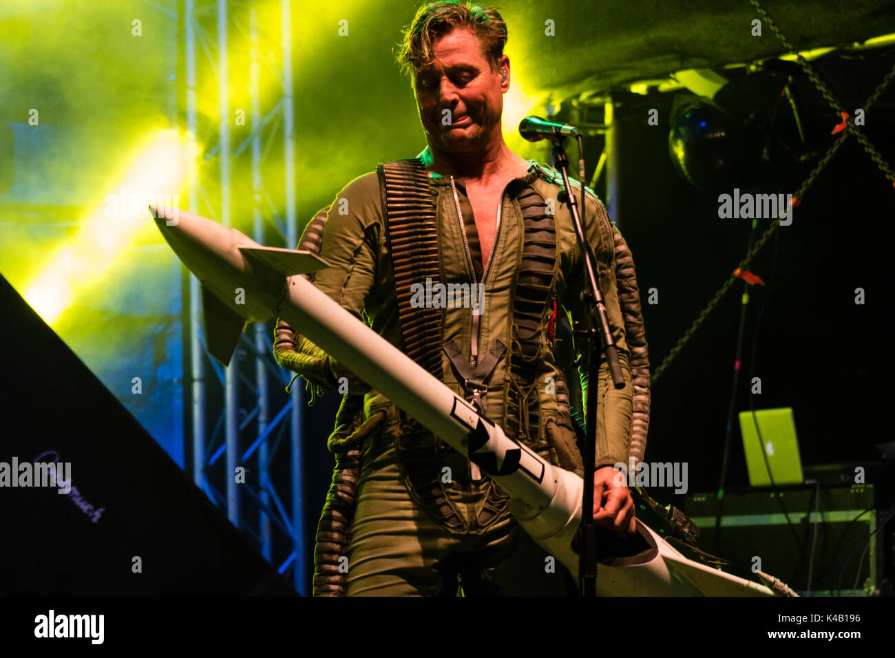 Kiel, Germania, 25 giugno 2017 la Danish Heavy Rock Band D, A, D ha suonato dal vivo durante la Kiel Week 2017 Foto Stock