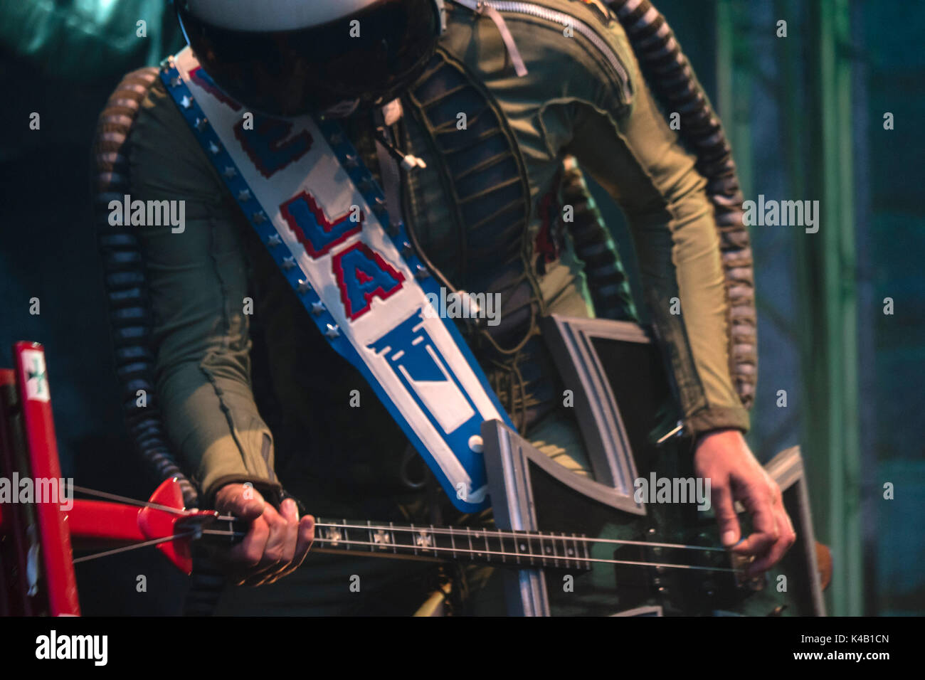 Kiel, Germania, 25 giugno 2017 la Danish Heavy Rock Band D, A, D ha suonato dal vivo durante la Kiel Week 2017 Foto Stock