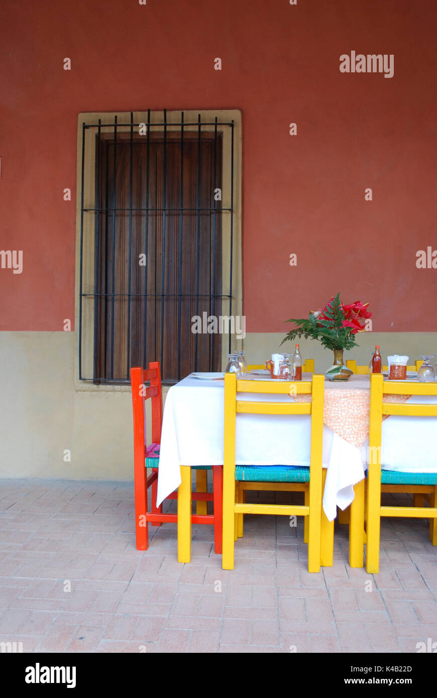 Ristorante posti a sedere - El tuito, Messico Foto Stock