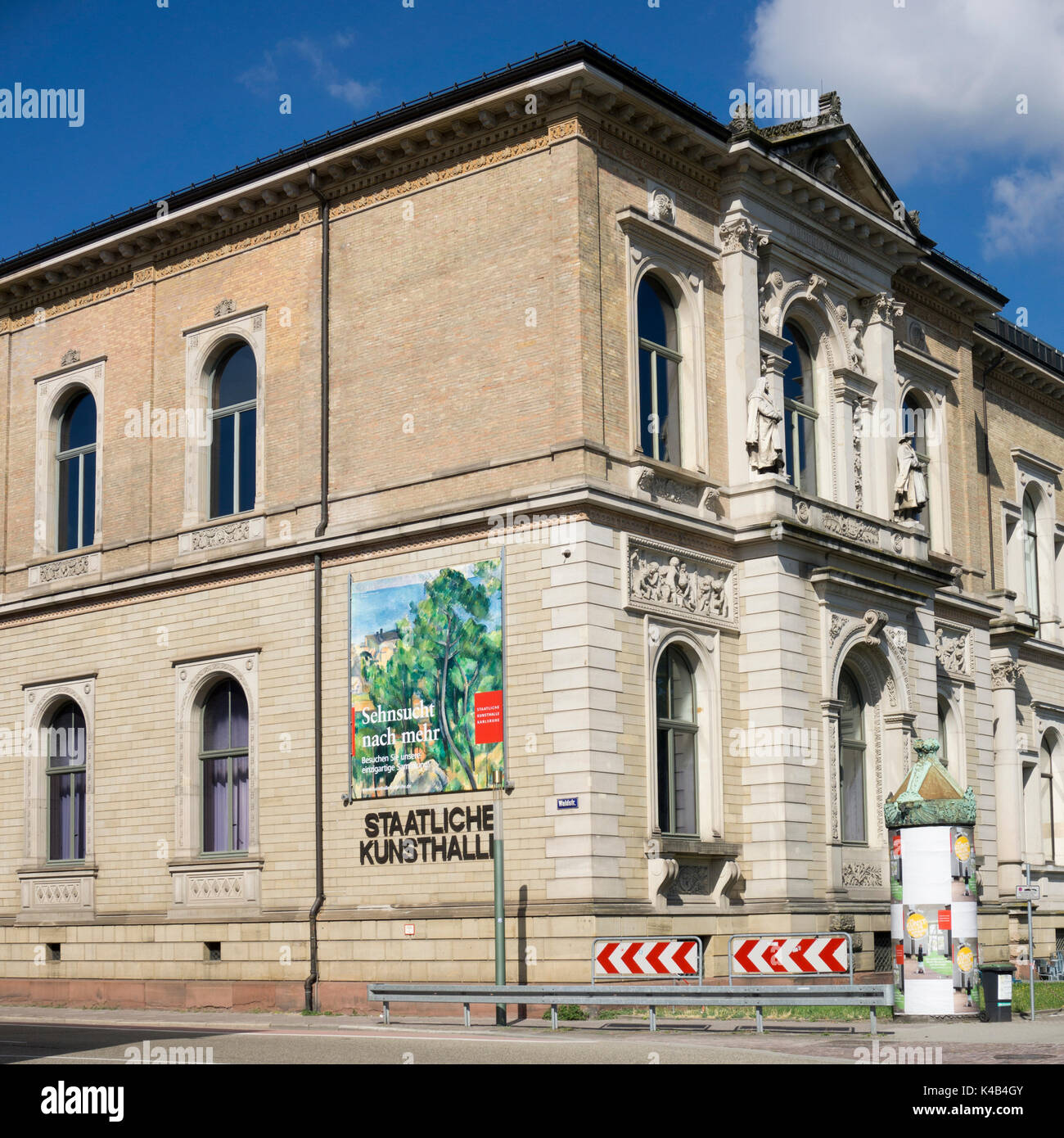 Staatliche Kunsthalle, Museo d'Arte, Karlsruhe, Baden-Wƒrttemberg, Germania, Europa Foto Stock