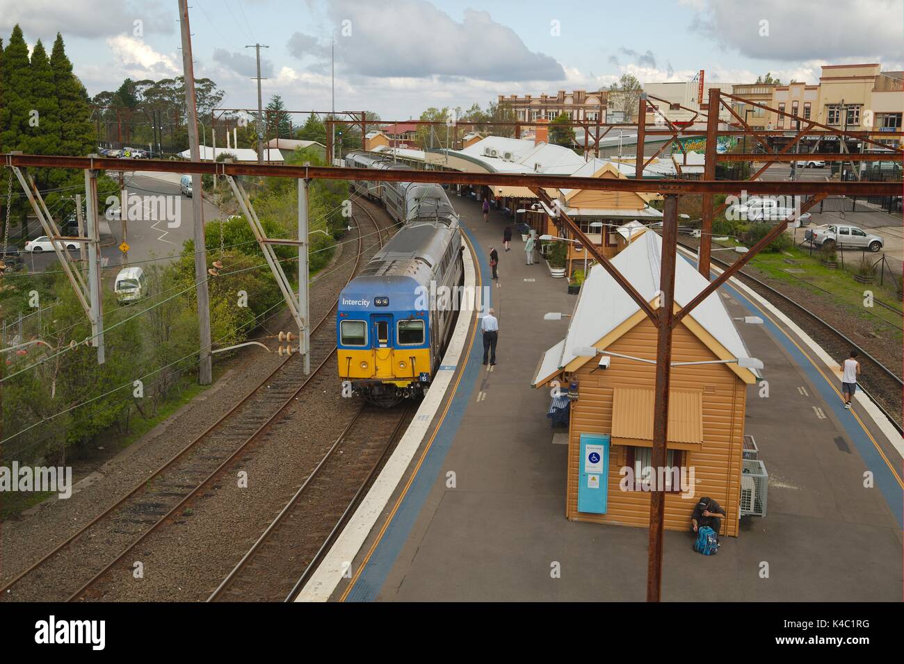 Stazione ferroviaria di Katoomba Foto Stock
