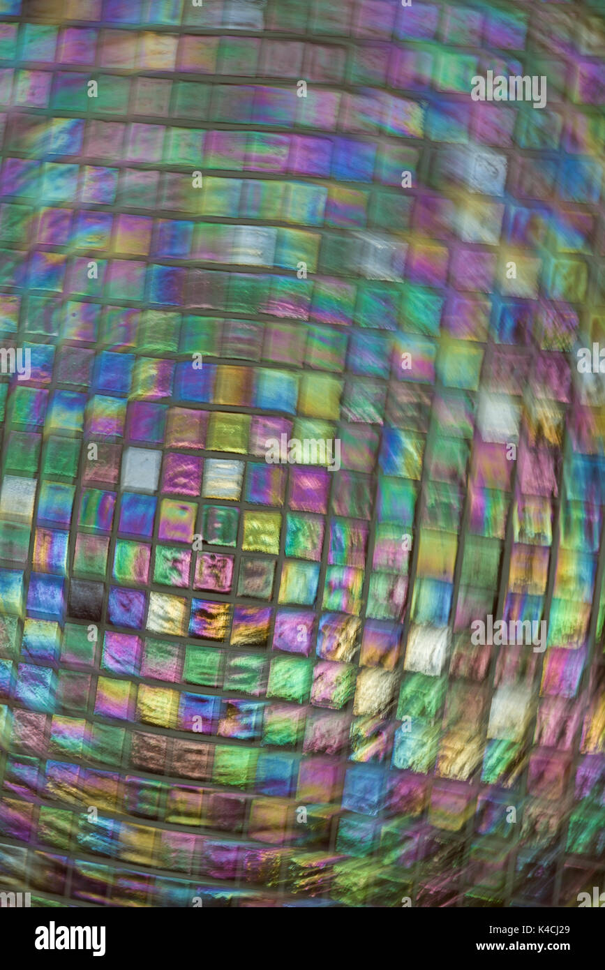 Rainbow piastrelle colorate Foto Stock