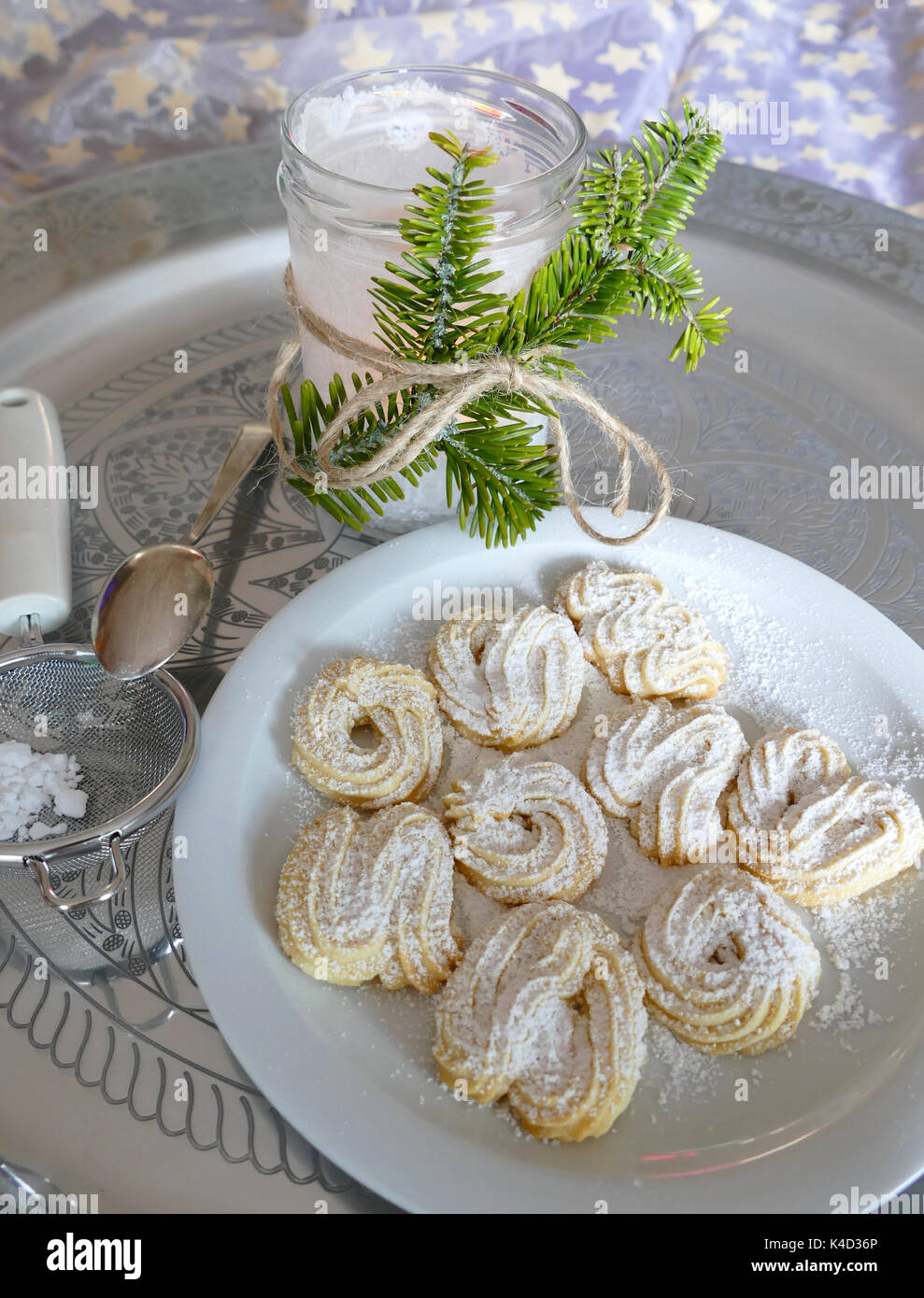 I cookies, cottura di Natale Foto Stock