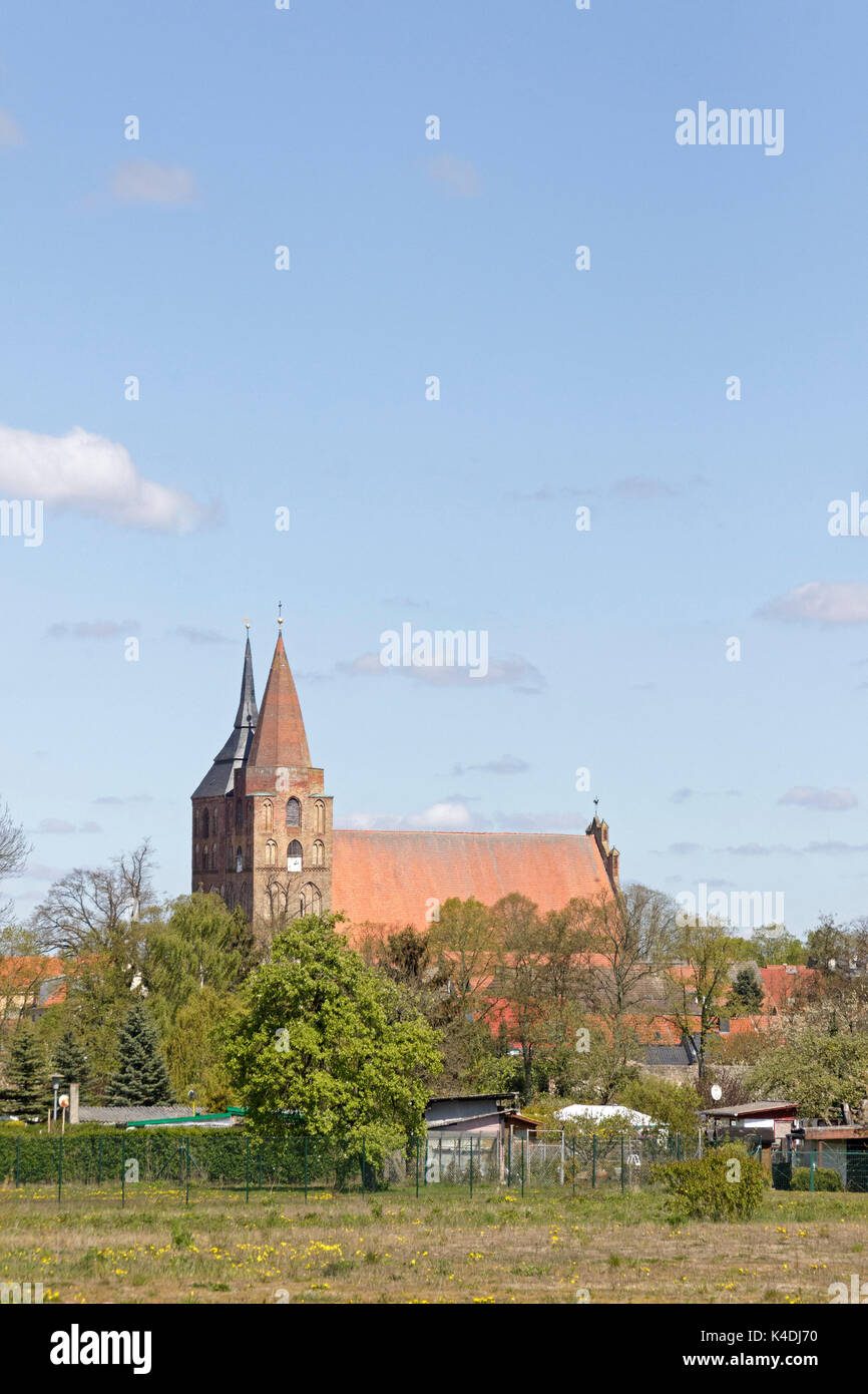 La chiesa, Gransee, Brandeburgo, Germania Foto Stock