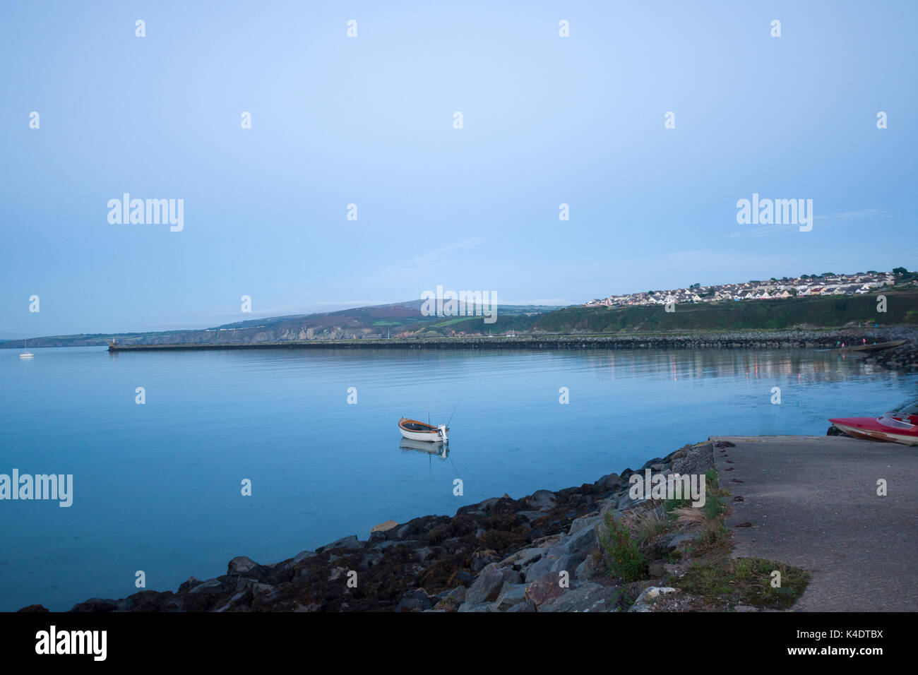Baia di Fishguard, Galles Foto Stock