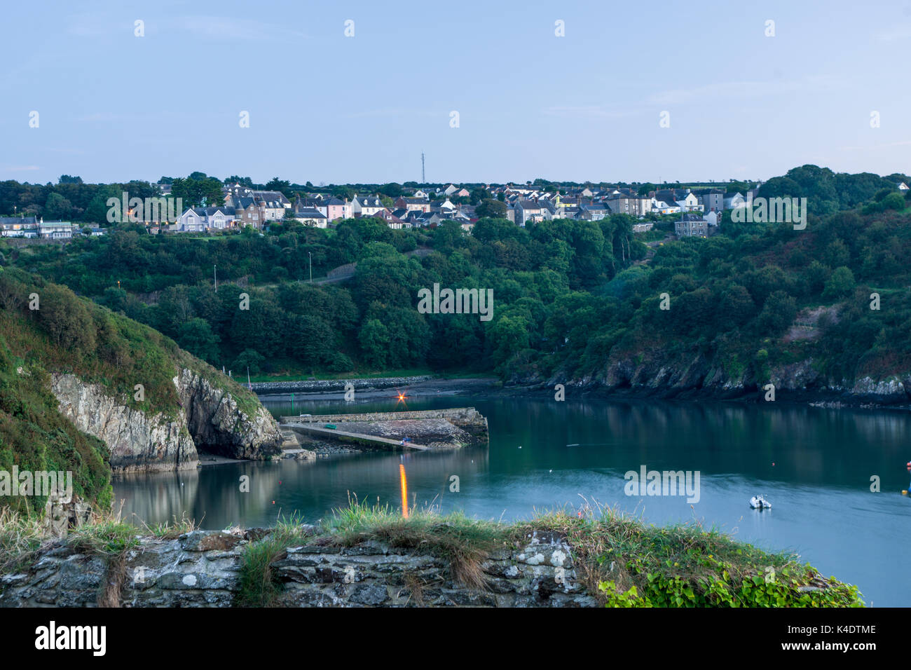 Fishguard bay Foto Stock