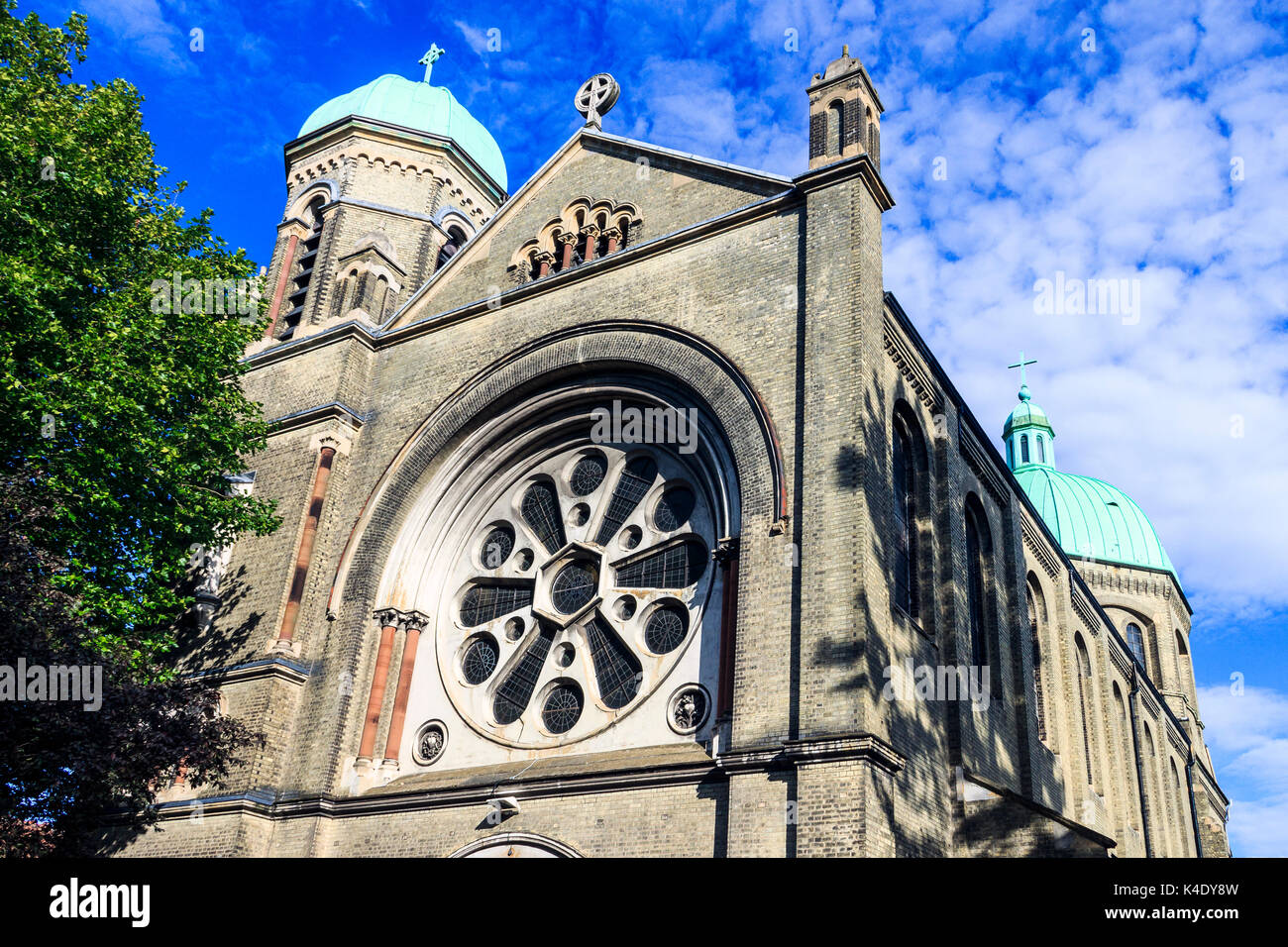 San Giuseppe chiesa cattolica, Highgate Hill, London REGNO UNITO Foto Stock