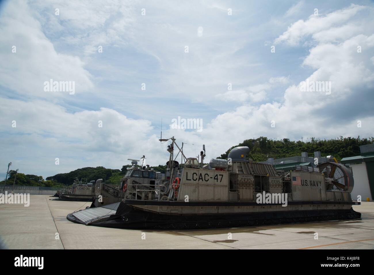 Landing Craft cuscini ad aria (LCAC), Foto Stock
