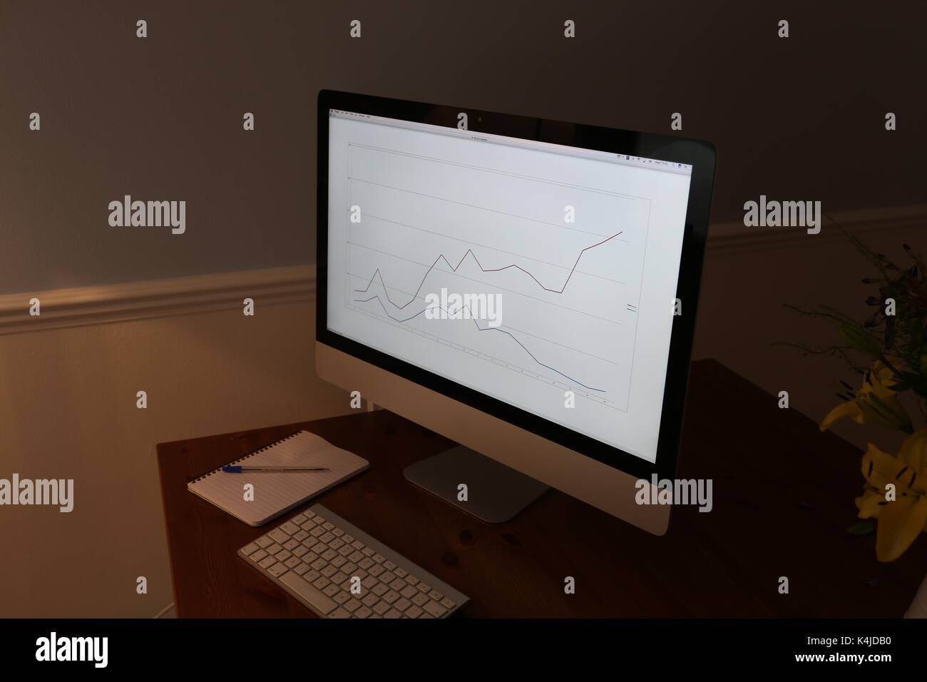 Lavoro da casa Foto Stock