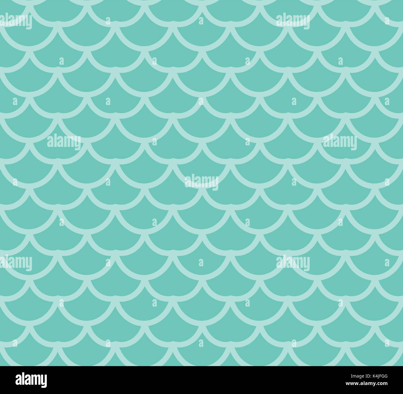 Squame di pesce seamless pattern. Pelle di pesce sfondo infinito, mermaid coda texture ripetitive. Illustrazione Vettoriale. Illustrazione Vettoriale