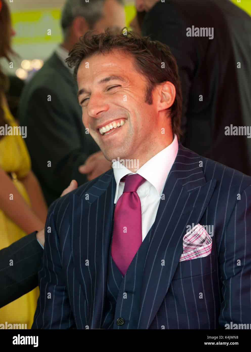 Calcio italiano player Alessandro Del Pieroat al Melbourne Cup, Novembre 6, 2012. Foto Stock