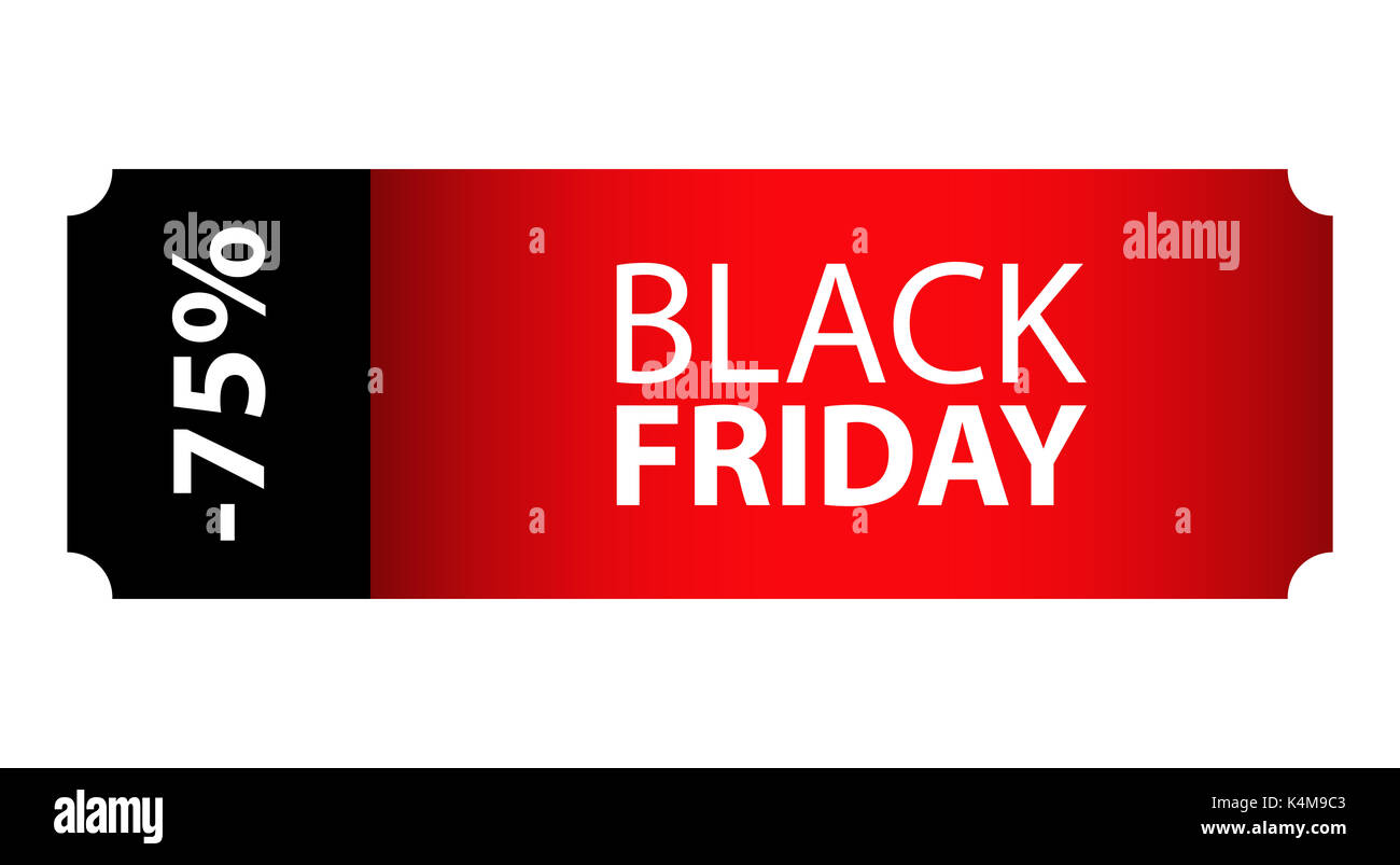 Venerdì nero evento speciale biglietto, movie notte Foto Stock