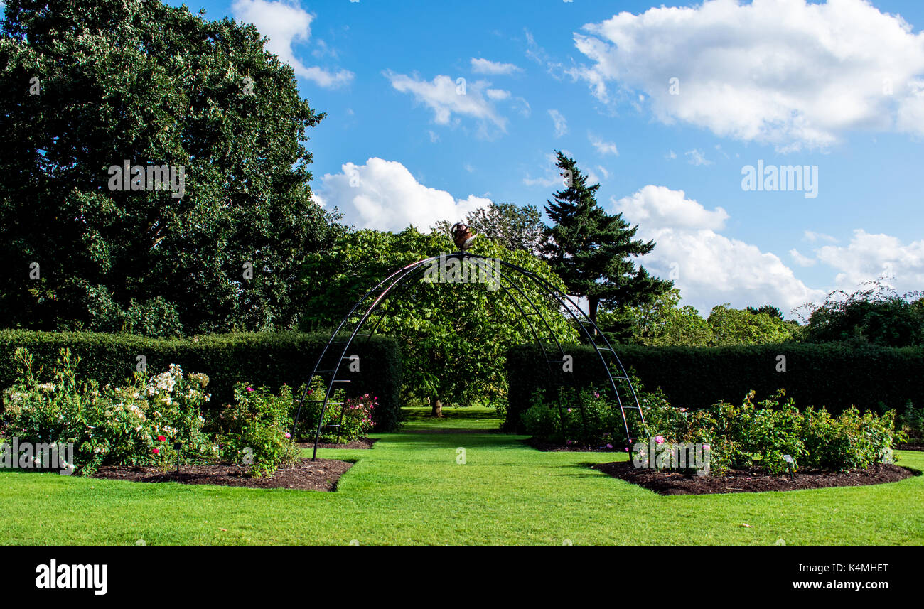Tranquillo giardino - Londra Foto Stock